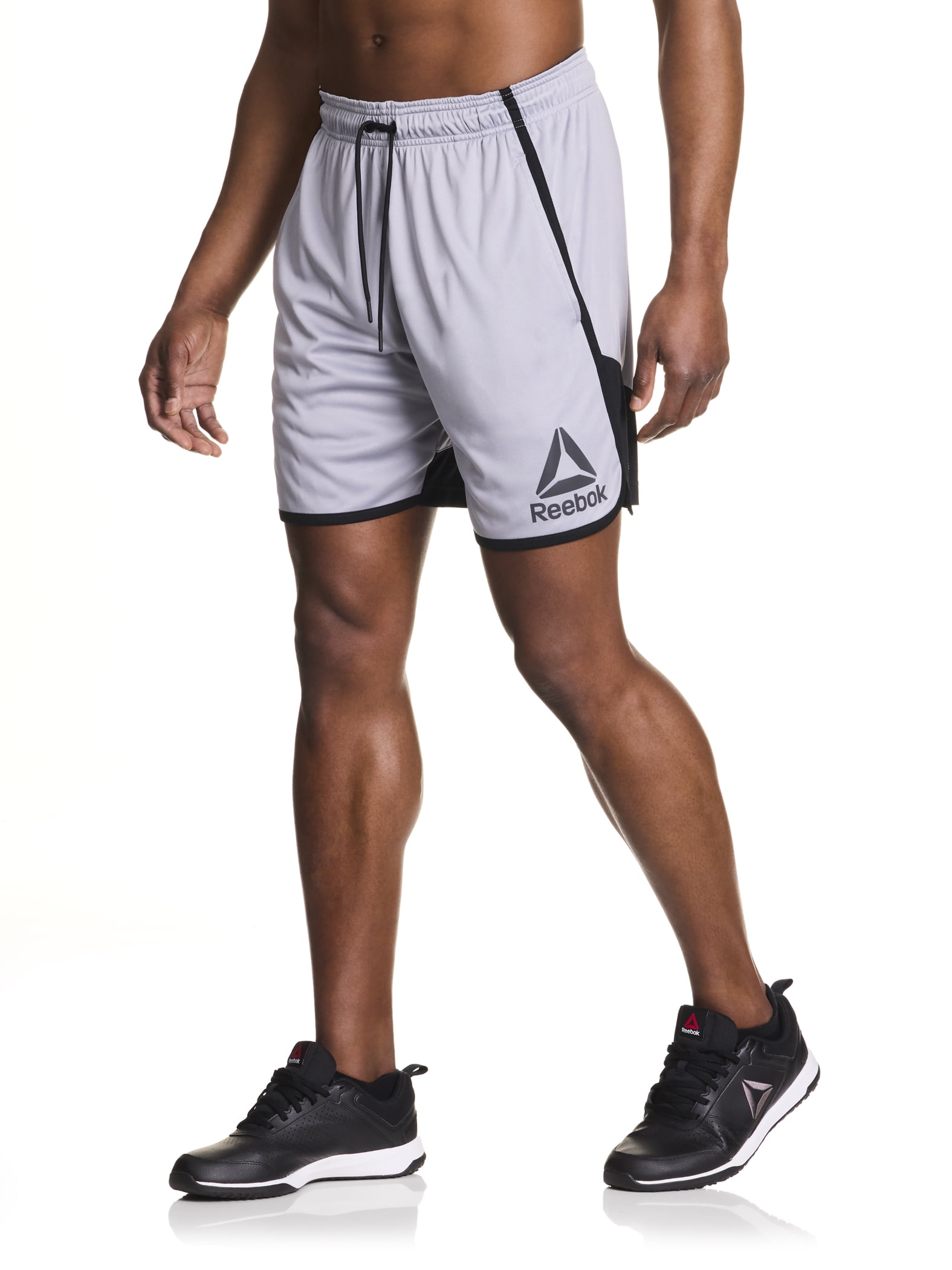 Reebok Men's and Big Men's Groundwork Performance Knit Short, 7" inseam, Size XS-3XL