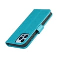 thumbnail image 6 of Dteck Case For iPhone 13 Pro,PU Leather Shockproof Magnetic Flip Wallet Stand 360 Protection Cover with Wrist Strap.For iPhone 13 Pro,Blue, 6 of 7