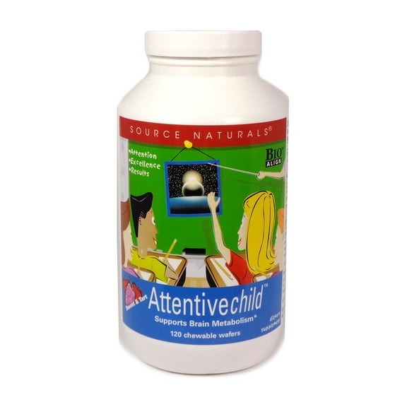 Source Naturals Attentive Child - 120 Chewable Wafers