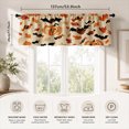 thumbnail image 2 of AshasdS Halloween Pumpkin Bat Window Valance Polyester Rod Pocket Autumn Holiday Curtain Valance for Living Room Bedroom Kitchen, 2 of 4