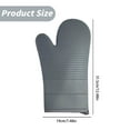 thumbnail image 3 of Oven Mitts Ribbed Soft Silicone Oven Gloves High Temperature Kitchenware For Home Baking Oven Gloves Dessert Baking High Temperature Cooking, Kitchen Oven Mitts, 3 of 7