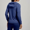 thumbnail image 3 of HAiming Womens Zip up Hoodies Long Sleeve Athletic Sweatshirt with Pockets Solid Color Casual Fall Winter Workout Tops, 3 of 4