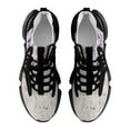thumbnail image 5 of Purple Flowers Walking Shoes for Men Woman Lightweight Tennis Fashion Elastic Sports Shoes Cushion Basketball Shoes, 5 of 7