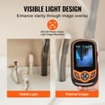thumbnail image 5 of VEVOR Thermal Imaging Camera, 256 x 192 IR Resolution Pocket Infrared Thermal Imager with WiFi, 25Hz Refresh Rate Thermal Camera Pocket with 3.2" Touch Screen, 0.3MP Visual Camera, -4℉-1022℉, IP54, 5 of 9