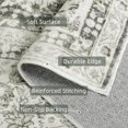 thumbnail image 3 of Boho Vintage Round Rug ft- Faux Wool Dreely Washable Area Rug Small Distressed Throw Rugs Floor Carpet for Door Mat Entryway Bedrooms Laundry (Round - ; Diameter Border ), 3 of 7