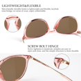 thumbnail image 4 of Gafas de sol Yaserra Vintage redondas polarizadas UV400 para mujeres y hombres, 4 of 6