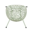 thumbnail image 4 of Christopher Knight Home Modern Outdoor Dining Chairs, Openwork Design, Green, Set of 2, 4 of 12