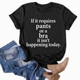 thumbnail image 4 of Paguaki Women's Casual Printing Tee Blouse Round Neck Short Sleeve Tunic Tops Letters Shirts Comfortable Stylish Fashion Tees, 4 of 5