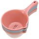 thumbnail image 1 of 5 cucharones pequeños de plástico grueso con mango largo para agua, para baño, gorros de ducha, tazas y cucharas para cocina y hogar (color aleatorio)., 1 of 7