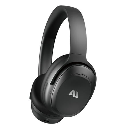 Ausounds - AU-XT True Wireless Noise Cancelling Over-Ear Headphones - Black