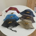 thumbnail image 4 of TAIAOJING Toddler Boys Hat Children Fisherman Hat Summer Cartoon Caps Car Girls Trucker Kids Sun Kids Hat Comfort 2-8Y, 4 of 4