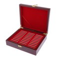 thumbnail image 2 of Caja de Exhibición de monedas perfke 2 Piezas Vintage Rojo, 2 of 7