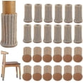 thumbnail image 1 of Protectores de patas de silla, 24 piezas, calcetines elásticos para muebles, botines, 1 of 5