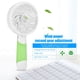 thumbnail image 5 of Mini ventilador eléctrico portátil de mano ventilador USB con batería recargable incorporada verde, 5 of 8
