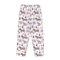thumbnail image 5 of Goofa Cute Dog Printed Soft Pajama Pants for Women, Wide Leg Comfy Casual Lounge Yoga Pants-Small, 5 of 9