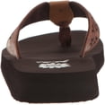 thumbnail image 3 of Yellow Box Women's Benji Wedge Sandal 7.5 Dk Brown, 3 of 8