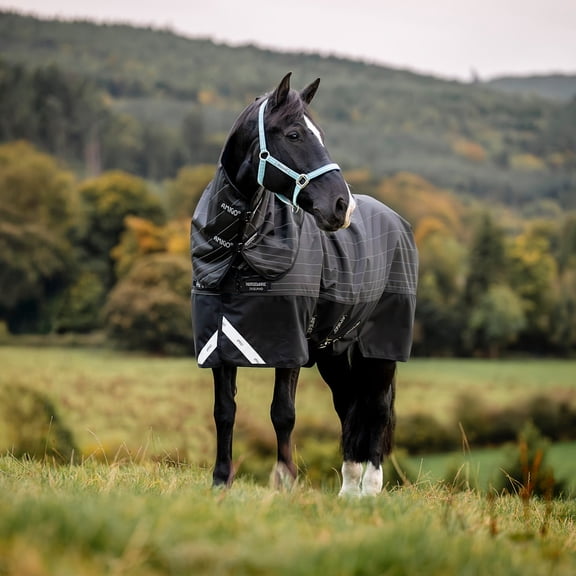 Horseware Ireland Amigo 1200D FieldSafe Reflectech plus Turnout 100g Black/Reflective 75