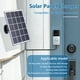 thumbnail image 2 of Kit Panel Solar Cargador para Ring Doorbell 20W IP65 Cable Carga Impermeable 9 8 Pies Soporte Pared Ajustable 360° Video 4 3 Plus 2, 2 of 9