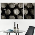 thumbnail image 2 of wall26 Canvas Print Wall Art Set Retro Vintage Duotone European Wine Barrels Winery Drinks &amp; Cocktails Food Photography Scenic Decorative Rustic for Living Room, Bedroom, Office - 24"x36&quo, 2 of 5