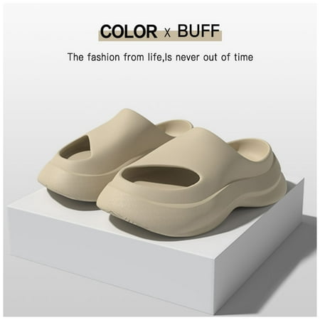 

Slides Closed Toe Slippers Non-Slip Bathroom Shower Sandals Soft Thick Sole
