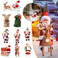 thumbnail image 3 of 1pc Electric Christmas Santa Claus Musical Toy Climbing For Xmas Rope Ladde P9A4, 3 of 8