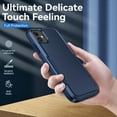 thumbnail image 6 of Entronix Shockproof Anti-Scratch Cell Phone Case with Screen Protector for Apple iPhone 11, Blue, 6 of 6