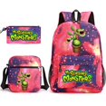 thumbnail image 1 of Monster Concert My Singing Monsters Schoolbag Three-piece Set, Large Capacity, Schoolbag For Primary And Secondary School Students-HAPDEN, 1 of 4