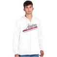thumbnail image 5 of Andes Mints Classic Chocolate Candy Zip Up Hoodie Men's Women's Brisco Brands M, 5 of 6