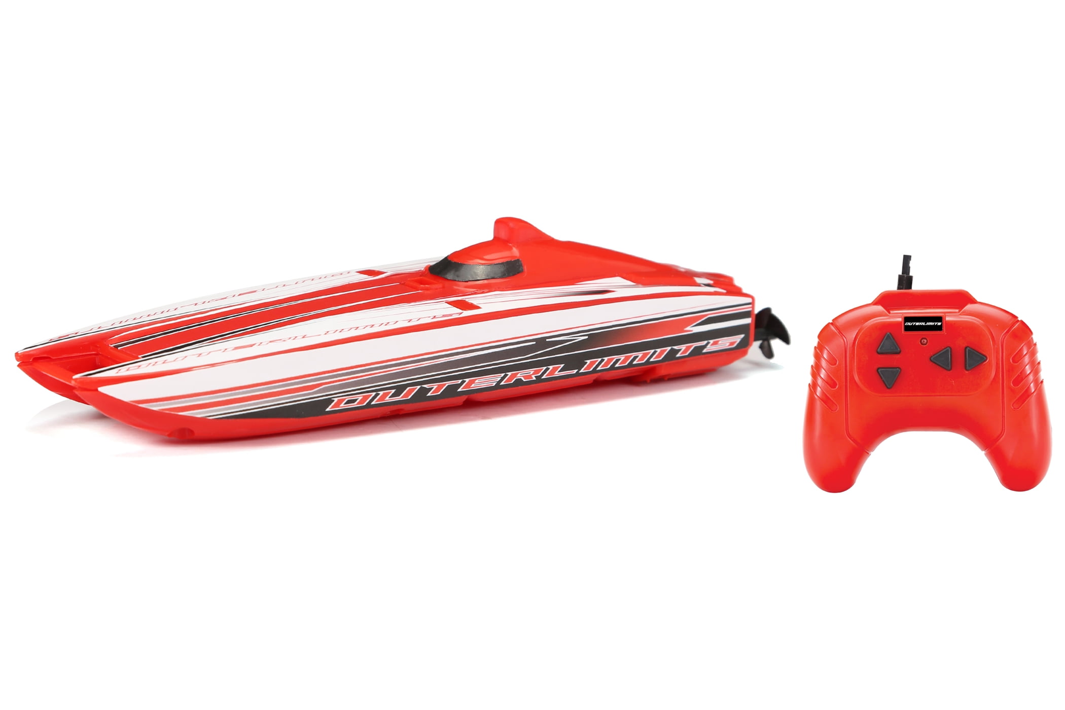 Adventure Force 6 inch Outer Limits Catamaran Battery Radio Control Nano Mini Boat, 6706-3RH