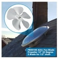 thumbnail image 6 of Replacement Fan Blade - 12" 5-Blade Attic Fan Propeller, 1/2" Shaft, 32 Degree, Power Vent Motor Blade, FB99100, 9800528 - Sheet Metal Construction, 6 of 6