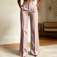thumbnail image 4 of Women's Striped Cargo Trousers Baeitkot Women's Striped Cargo Trousers with Pockets Pink L, 4 of 7