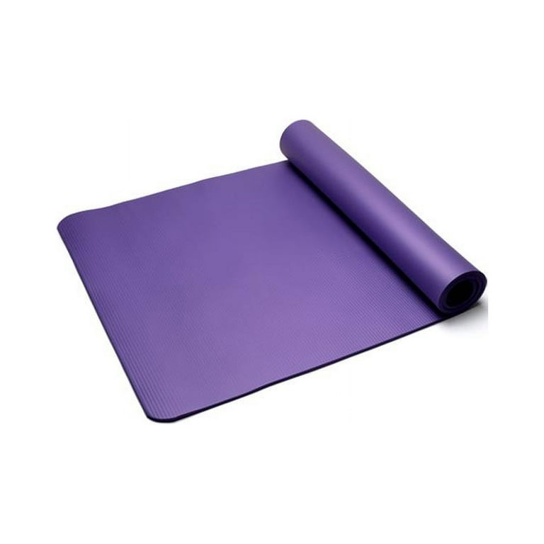 Ainfox 8'x5' Extra Large Exercise Yoga Mat Home Gym Floor Workout Mats High  Density Non-Slip Durable Cardio Fitness Mat 96x 60 x7mm(Purple) 