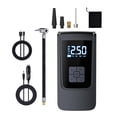 thumbnail image 2 of Air Compressor Tire Inflator Pressure Gauge Compact Fast Inflation LED Illumination Electric Tire Pump for Bicycles Ball Swimming rings Car wirelessDC+USB, 2 of 10