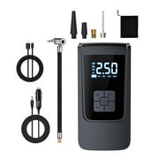 funtasica Air Tire Inflator Compact Wireless Digital Display Tire Pump Electric wirelessDC+USB