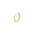 thumbnail image 4 of 14K Yellow Gold 2 x 13.10mm Medium Huggie Earrings - Women, 4 of 4