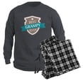 thumbnail image 6 of CafePress - Best Grampy Ever - Men's Long Sleeve Charcoal Pajama Set, 6 of 7