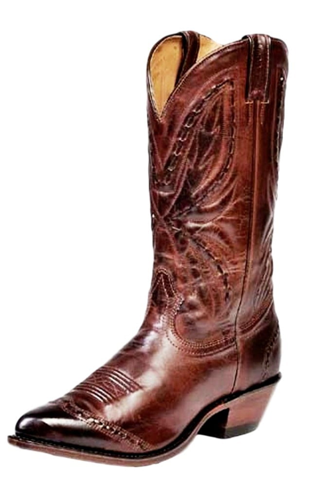 Boulet Western Boots Mens Cowboy Leather Goodyear Ranch Hand Tan 8089