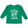 thumbnail image 3 of Inktastic Tractor Woman Girls Long Sleeve Toddler T-Shirt, 3 of 5