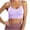Purple, variant on Sports Bras for Women Fashion Women's Solid Color Seamless Sexy Back Yoga Bra Shaping And Breast Collection Cingerie Sports Bras Womens Bras Summer Plus Size Bras for Women