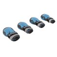 thumbnail image 4 of Protector De Patas Para Mascotas, Azul Transpirable, 4 Uds., Botas Suaves Para Perros, Resistentes Al Desgaste, Antideslizantes Con Tiras Reflectantes Para Mascotas Para Caminar Y ANGGREK EA2110, 4 of 8