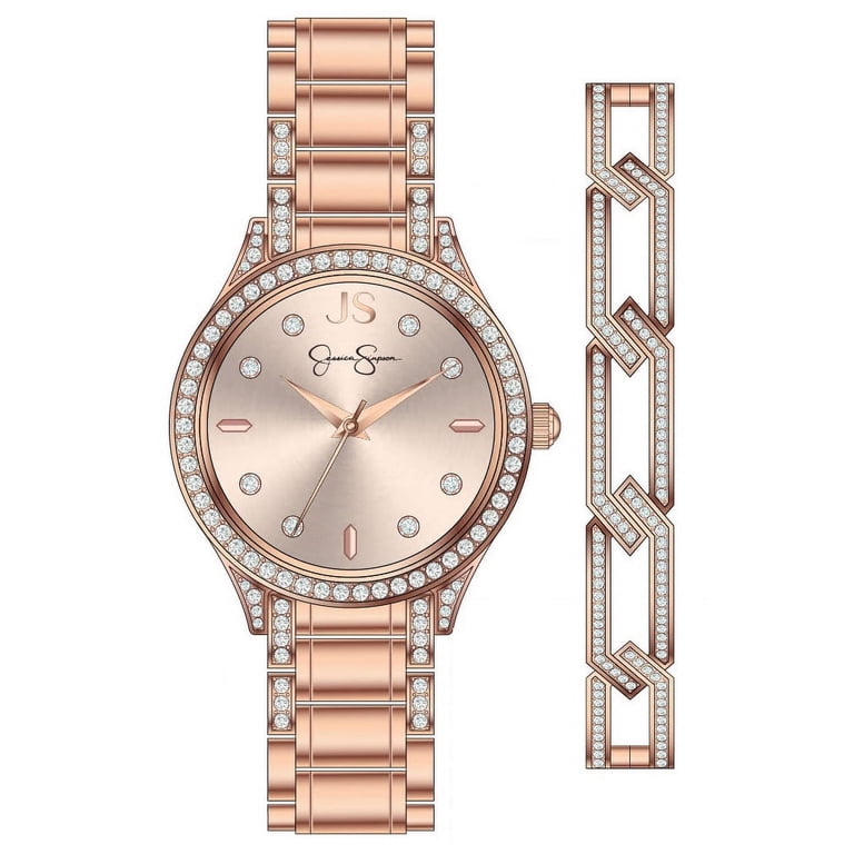 Women\'s Rose Gold Analog Set Quartz Steel Band Diamonds Bracelets Luxury Watch Luxury Rose Gold Watch Fashion Ladies Quartz Diamond  main image 3