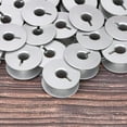 thumbnail image 4 of 100Pieces Aluminum Bobbins Sewing Machine Coil Roller Sewing Machine Tailoring, 4 of 6