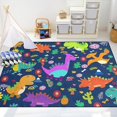thumbnail image 4 of Dinosaur Rugs for Boys Bedroom Dinosaur Play Rug Kids Room Rug Dinosaur Area, 4 of 6