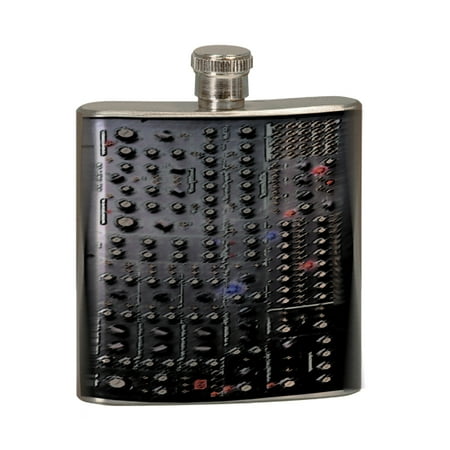 

KuzmarK 6 oz. Stainless Steel Pocket Hip Liquor Flask - Analog Synthesizer