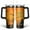 Black Castle On, variant on Black Castle on Halloween 30 Oz Tumbler with Handle Lid and Straw, Stainless Steel Double Walled Vacuum Insulated Cup, Cute Birthday Gifts Tumbler for Women Men Friends