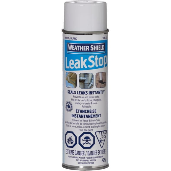 Leak Stop Spray Sealant - White, 425 g