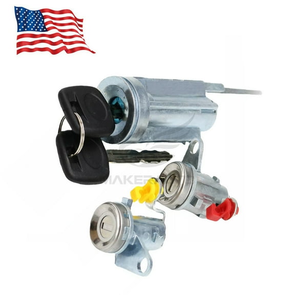 Ignition Switch & Door Lock Cylinder Set With 2 Keys For Toyota Corolla 1993-1997 Lock Cylinder Set