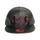 416 Toronto - The Cap Guys TCG / Inspired Exclusives PU Noir/rouge Snapback Cap – image 1 sur 5