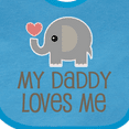 thumbnail image 4 of Inktastic My Daddy Loves Me Boys or Girls Baby Bib, 4 of 4
