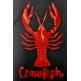 thumbnail image 3 of Women's Black Shimmering Crawfish Graphic Tee - Casual Summer Wear - [ZhiHiMeRi] | (US 20-22)2XL, 3 of 10